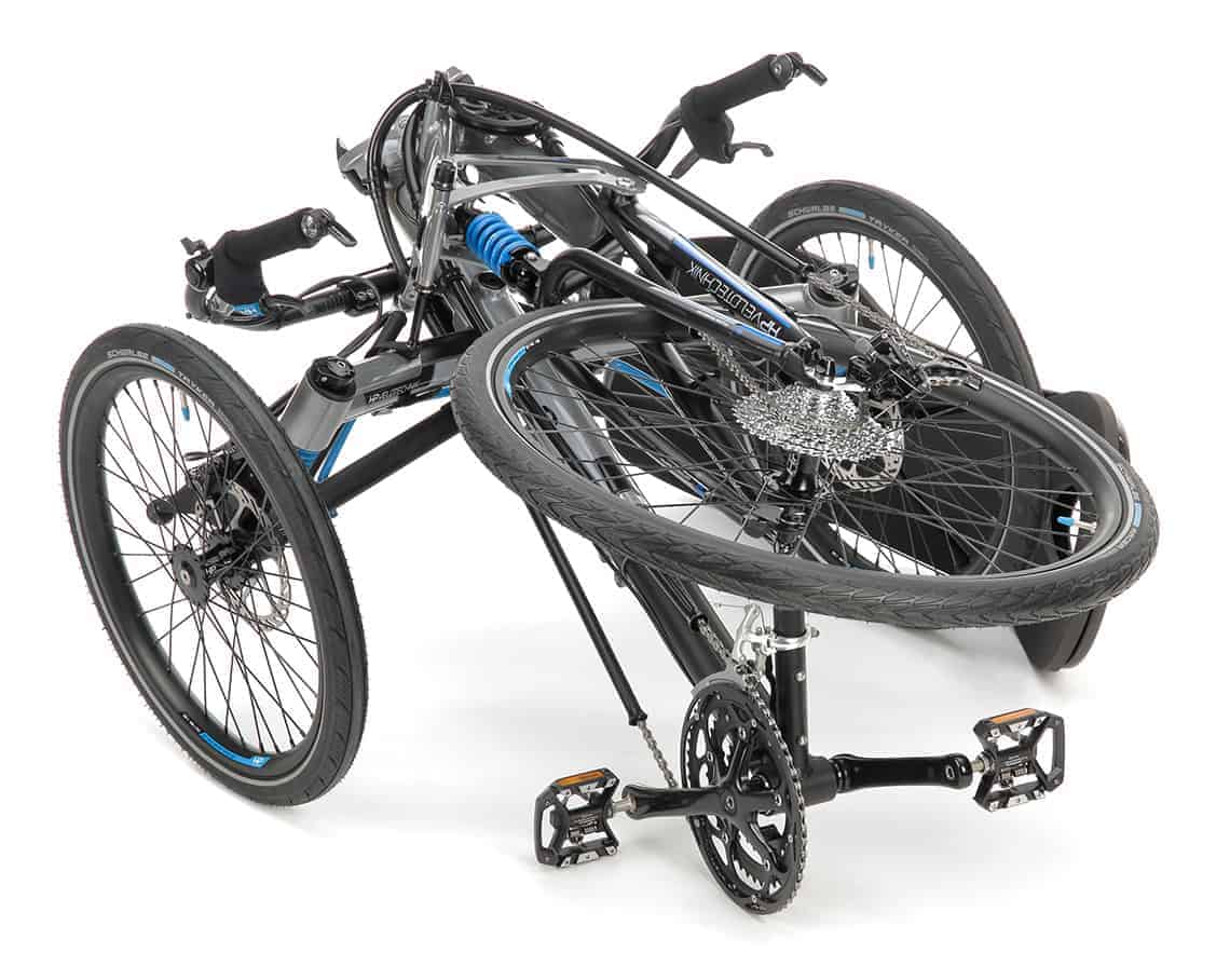 26 inch recumbent speed-trike scorpion fs 26 folded