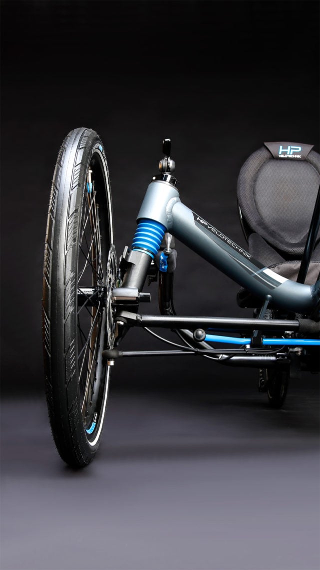 front suspension recumbent trike scorpion fs 20