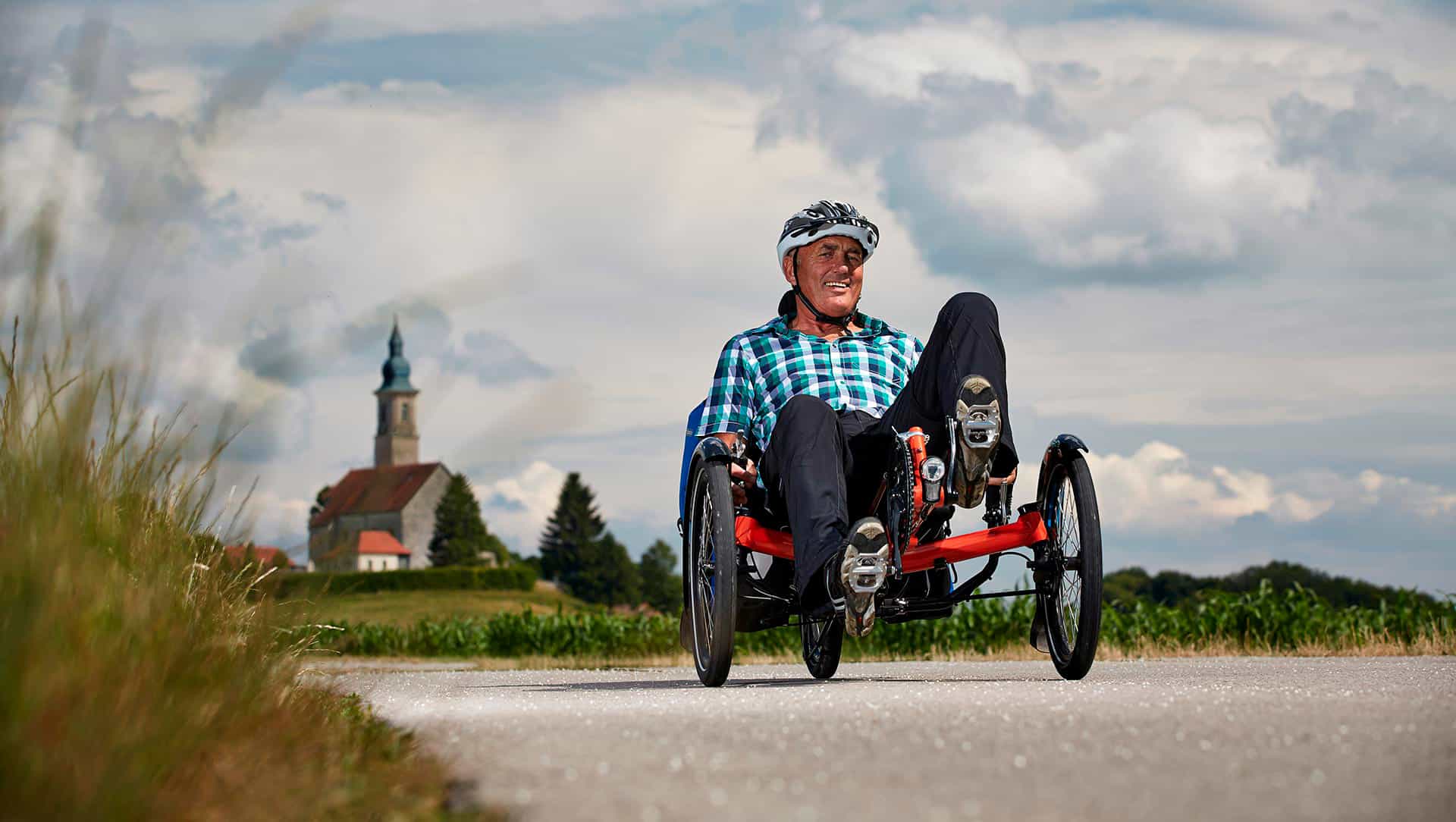 3 wheel store reclining bike