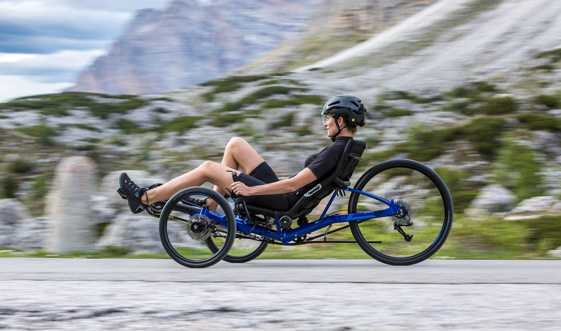 panorama recumbent three wheeler gekko fx 26