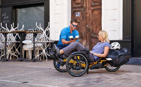 full suspension foldable reclining tricycle scorpion fs 20