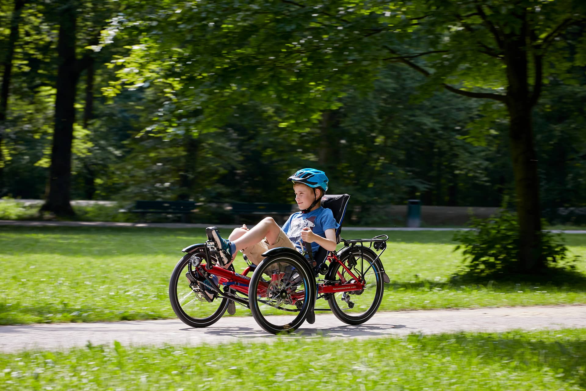recumbent trike for kids and people with short legs gekko fxs
