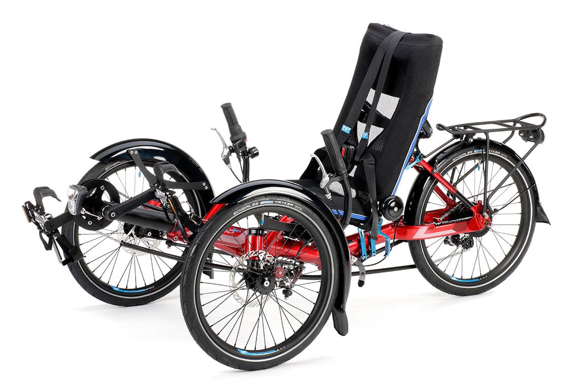 special needs exercise recumbent tadpole trike gekko fxs