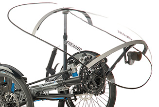 scorpion recumbent trikes front fairing streamer