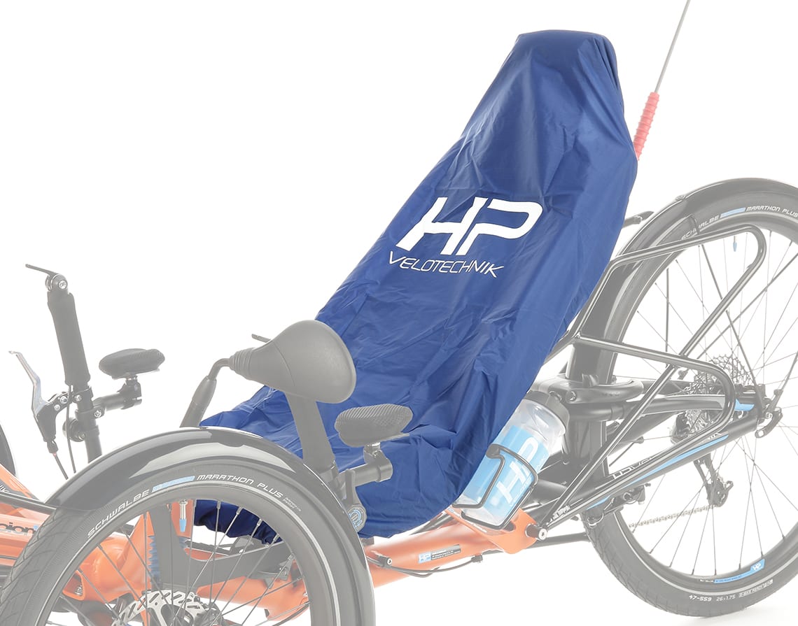 Regenschutzhusse Rain Cover Liegeradsitz Recumbent Seat