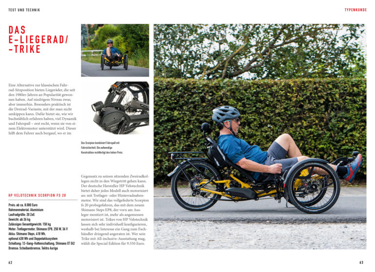 E-Bike Buch E-Liegerad Trike