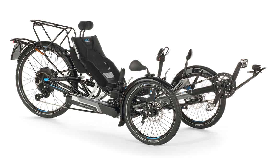 3 wheel bicycle trike electric motor scorpion fs 26 s-pedelec schnell 45 km/h