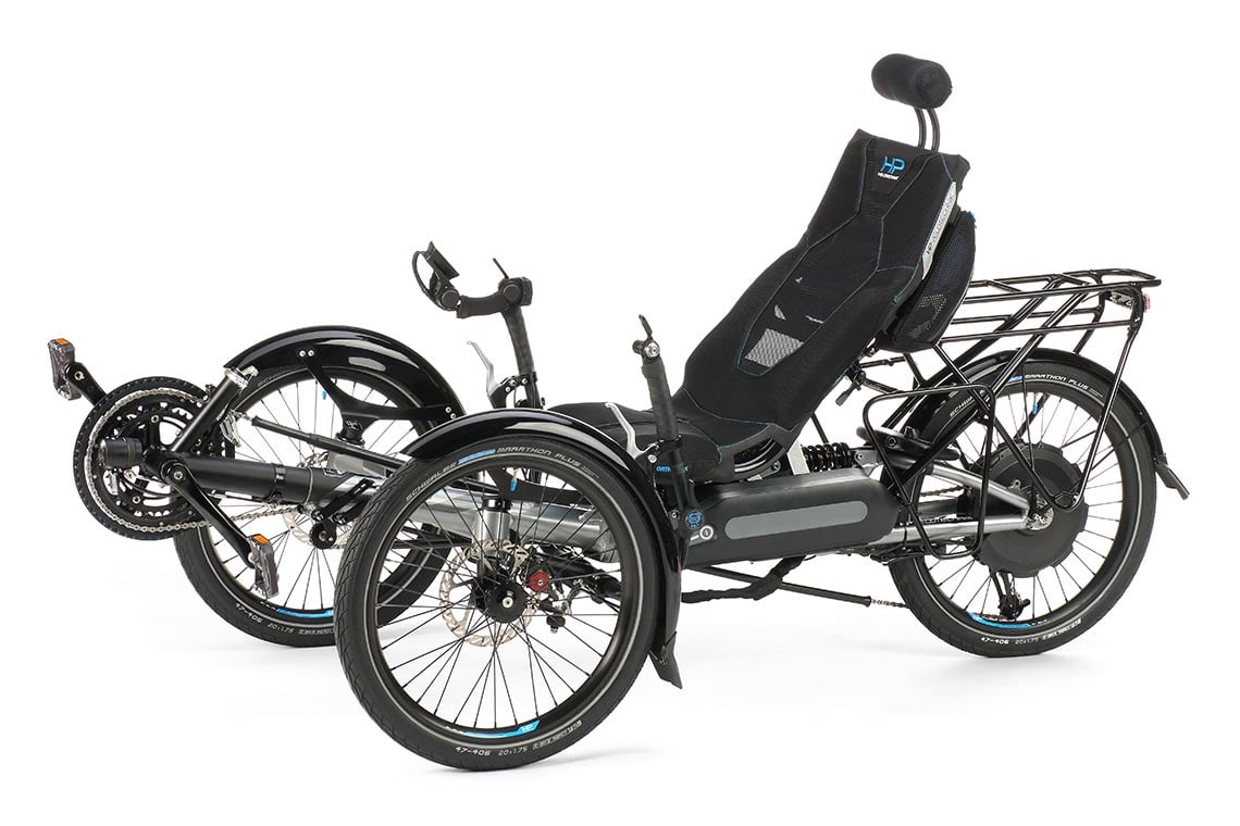foldable touring recumbent trike scorpion fx
