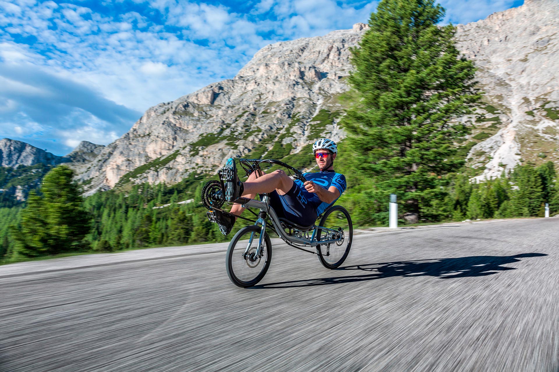 fast recumbent touring bike speedmachine