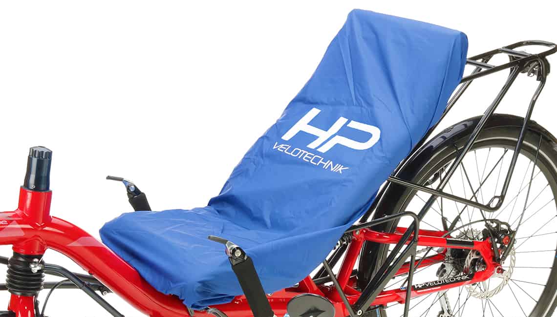 recumbent seat liegerad-sitz rain cover regenschutz