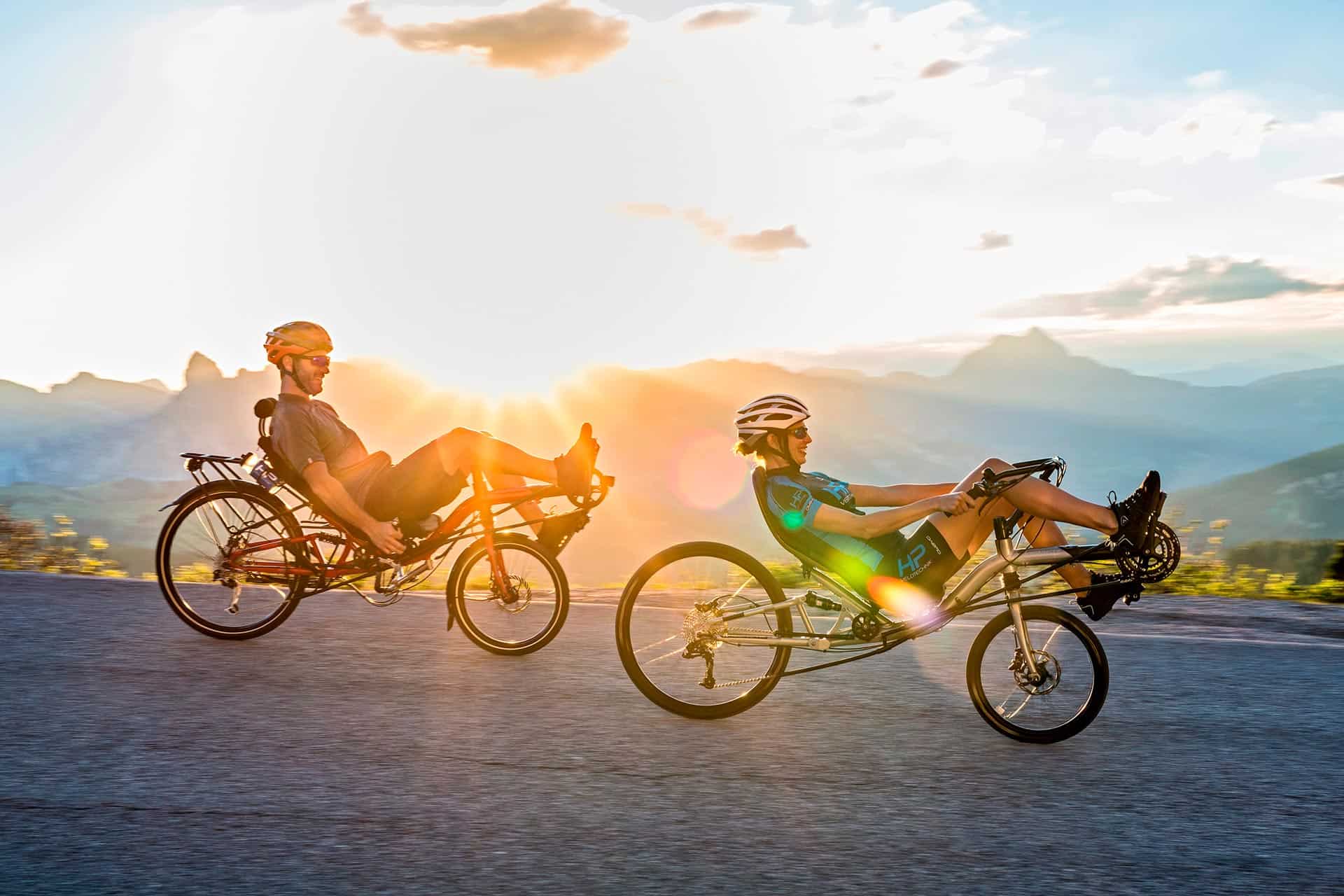 sportliche tourenräder liegeräder fast recumbent bikes speedmachine