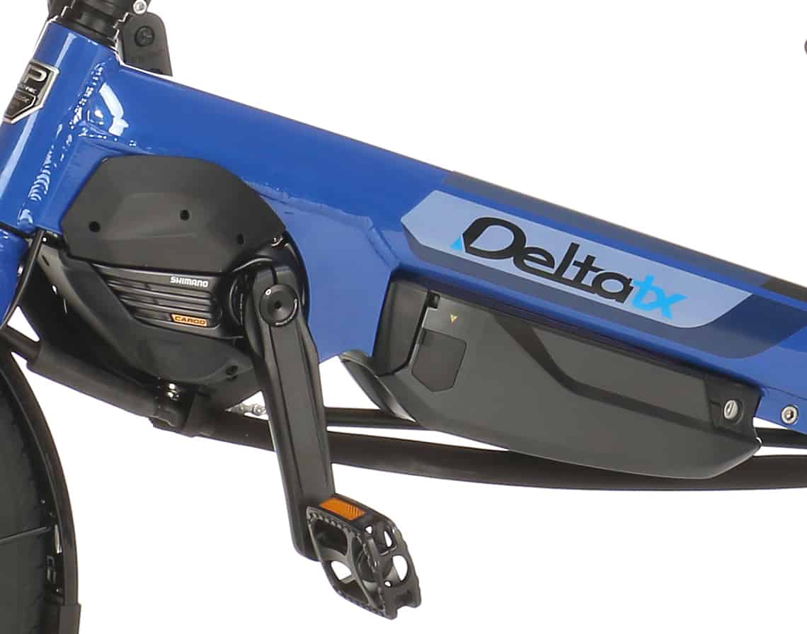 Delta tx Adult Trike Dreirad Erwachsene Electric Motor Shimano STEPS EP801 Cargo