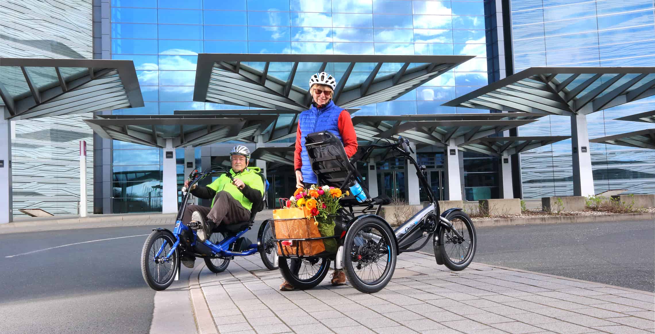 delta tx comfortable electric chopper trike dreirad pamorama