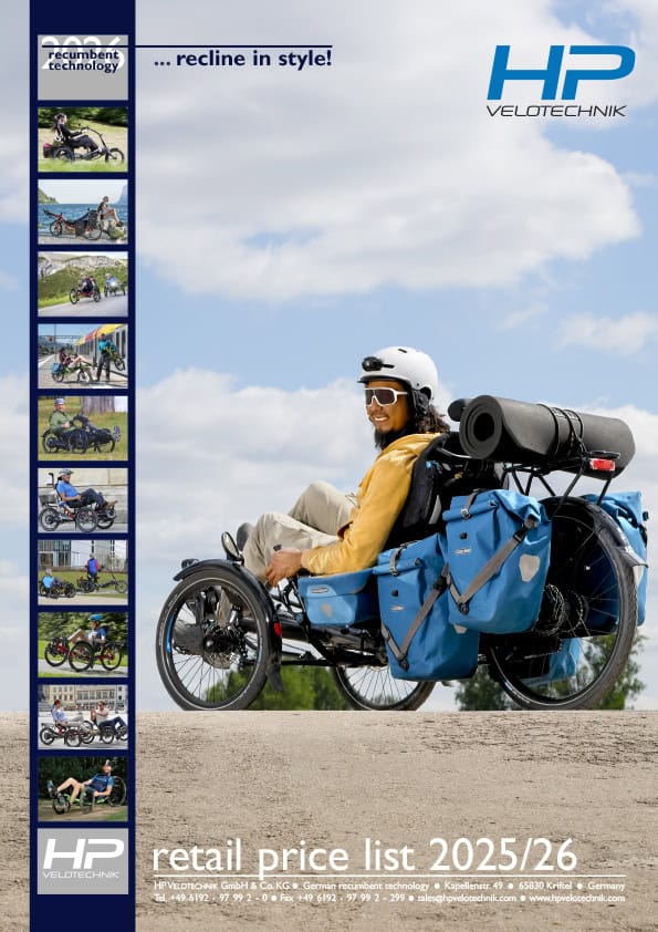 HP Velotechnik retail price list