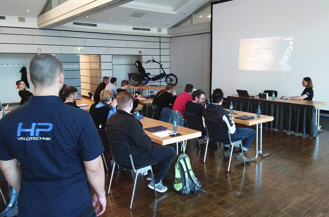hp velotechnik händlerschulung seminar