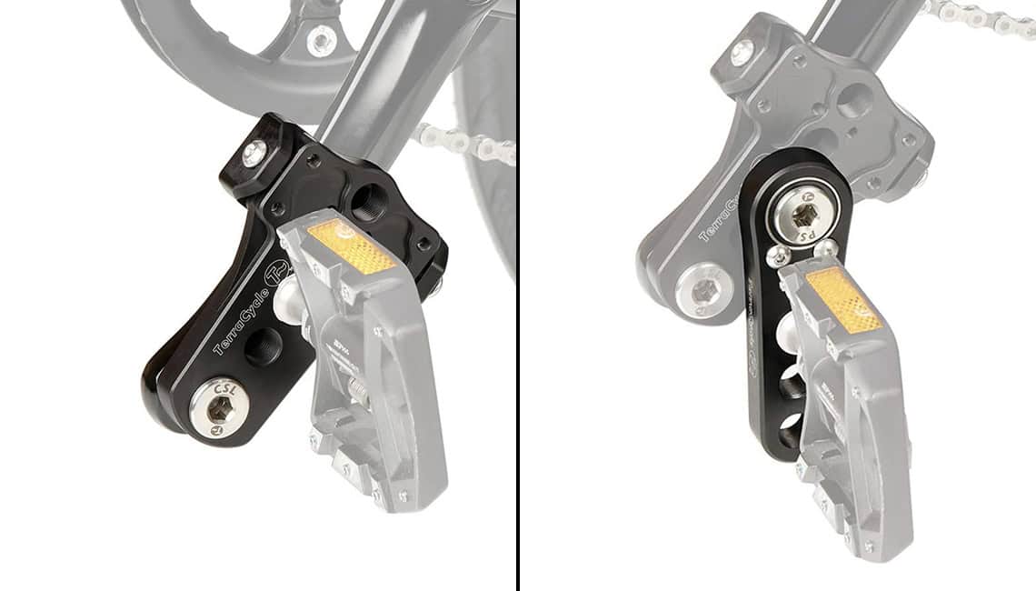 terracycle kurbelverkürzer crank shortener pendelarm pedal swing