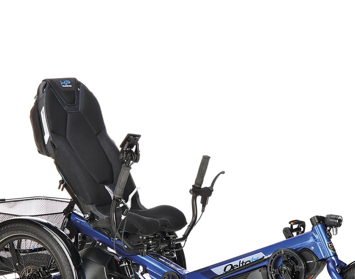 delta tx elektro-dreirad electric trike untenlenker under seat steering
