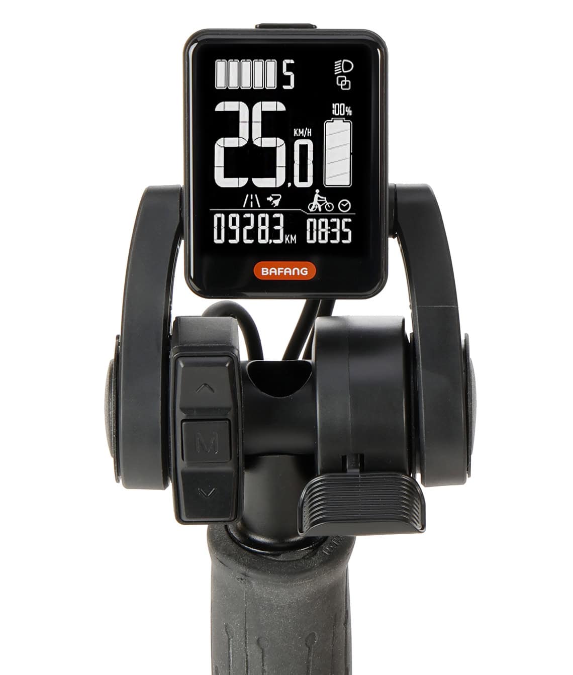 e-bike motor bafang m410 hd daumenhebel throttle display