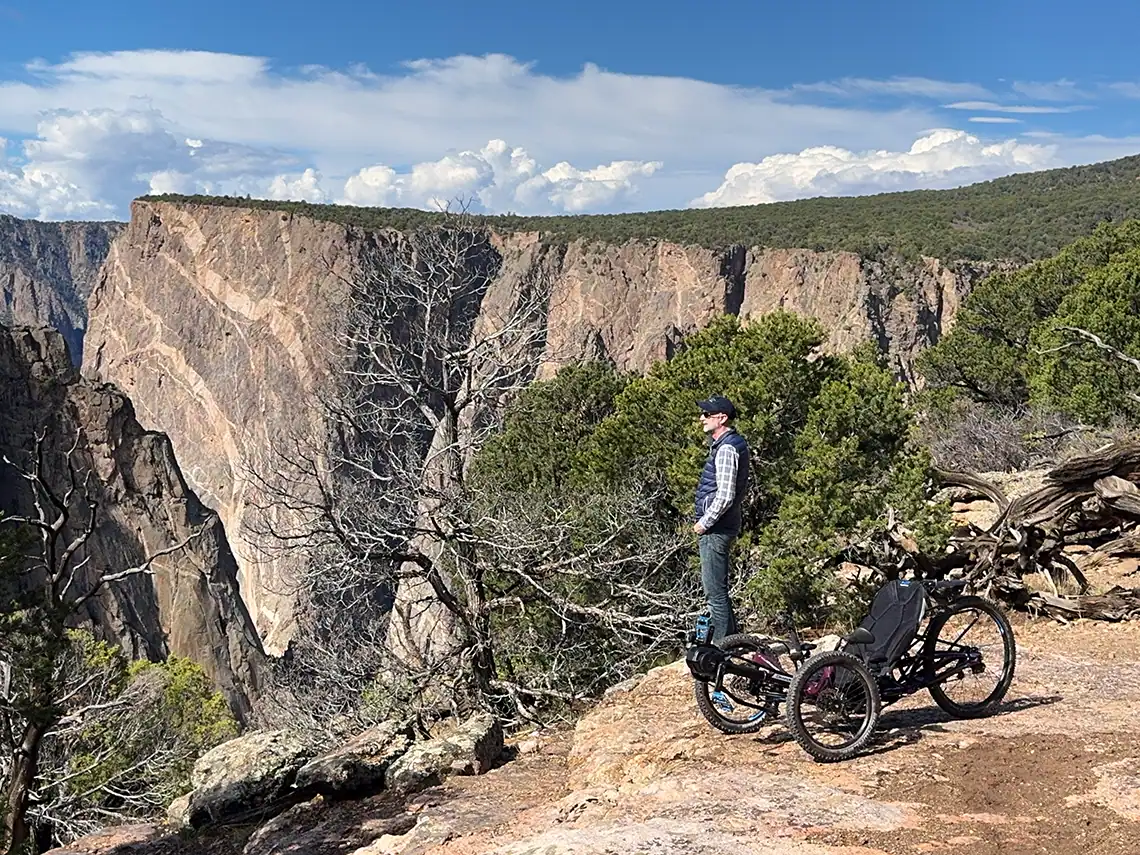 black canyon of the gunnison recumbent trike tour