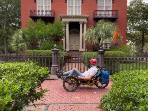recumbent trike tour liegerad savannah georgia