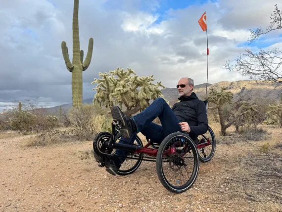 recumbent trike tour saguaro national park