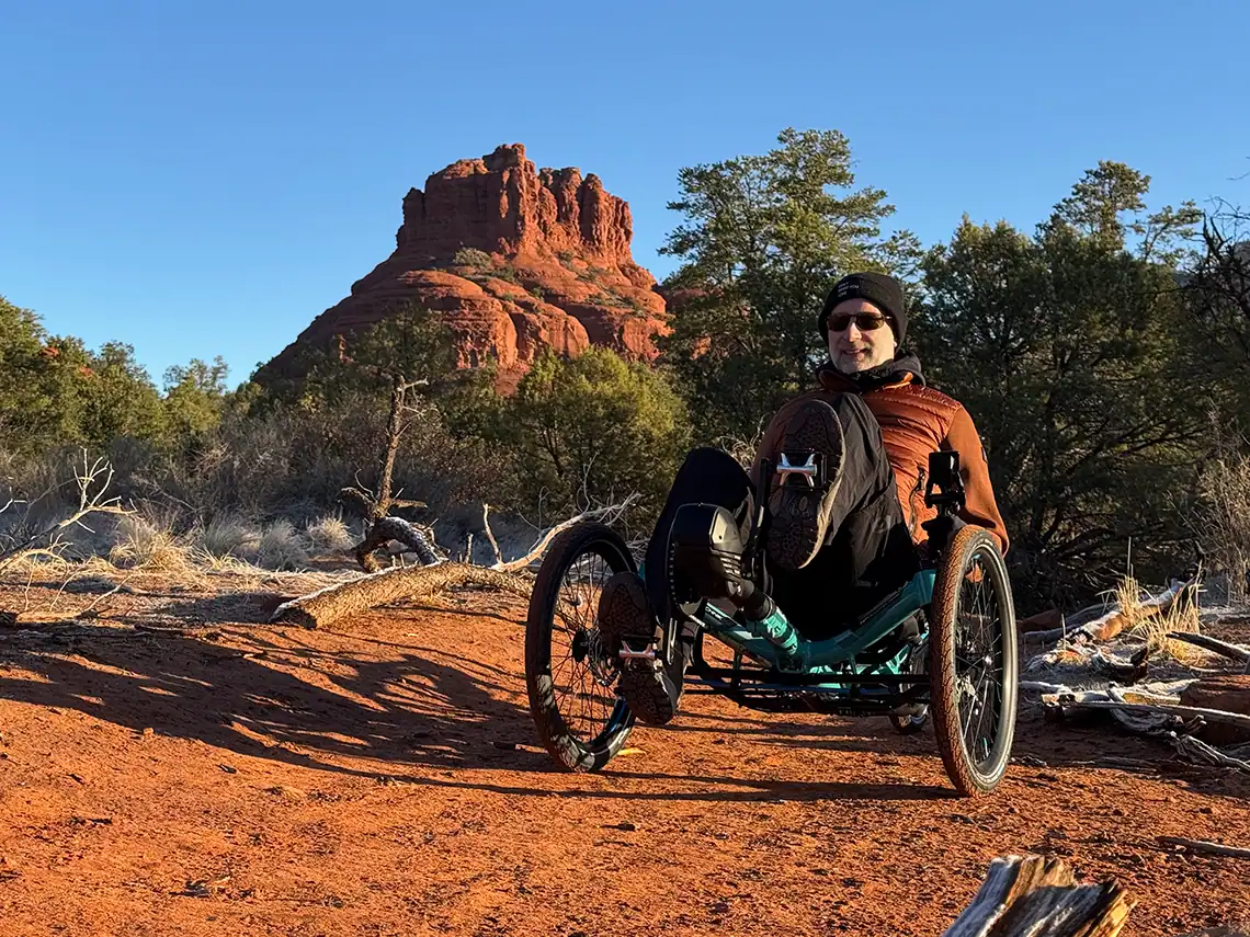 recumbent trike tour sedona arizona red rock state park