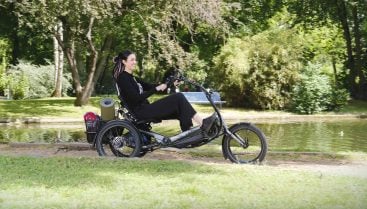 Delta tx Sitz-Dreirad Komfort Elektro-Chopper Trike Tricycle Panorama